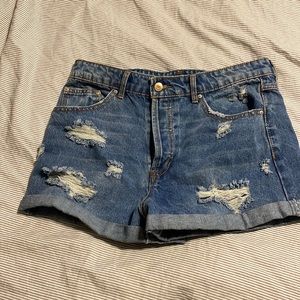 High waist jean shorts from forever 21